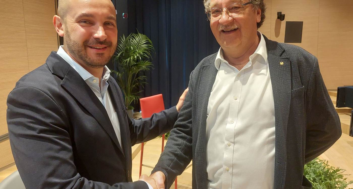 Da sinistra Zanella e Cescato