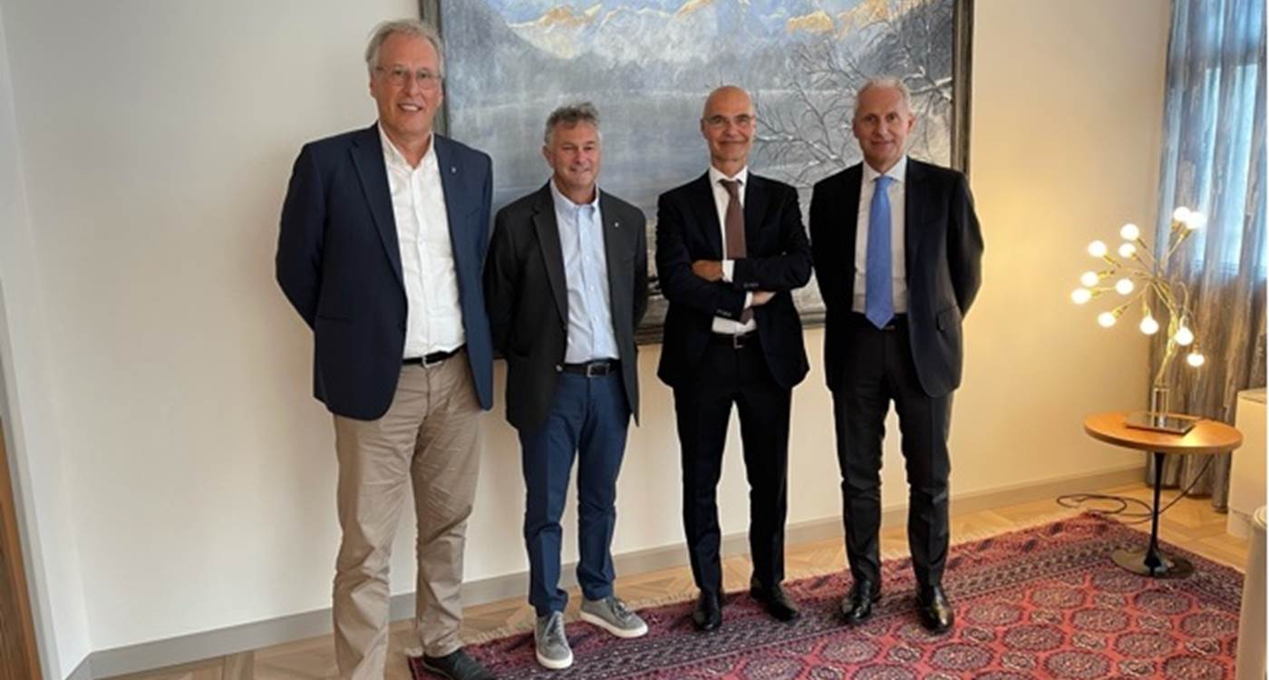 Da sin Silvio Mucchi, Mauro Mendini, Paolo Segnana, Massimo Pinamonti