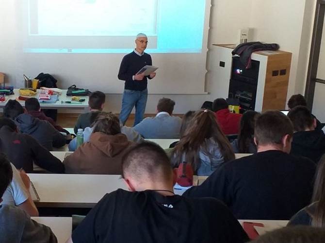 Paolo Segnana durante il suo intervento