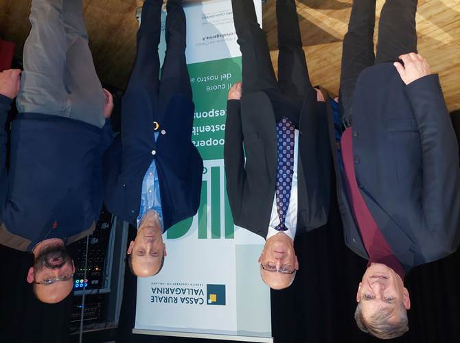 Da sinistra Nespoli, Maffei, Melotti, Sauro