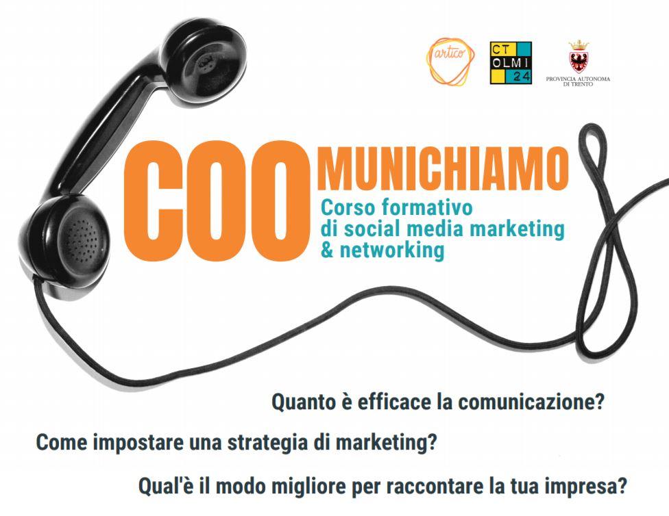 Coomunichiamo con Artico Quanto è efficace la comunicazione? Come impostare una strategia di marketing? Qual è il modo migliore per raccontare la tua impresa? Per aiutare le cooperative a trovare le risposte a queste domande, Artico propone un percorso formativo di social media marketing & networking rivolto a cooperative ed enti del terzo settore