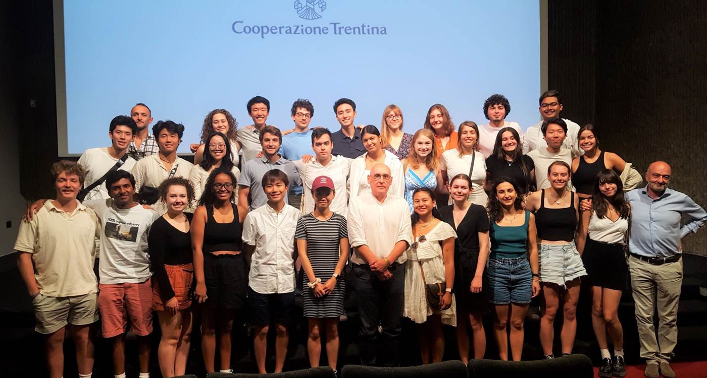 La delegazione dell'Università di Harvard con il vicepresidente vicario Italo Monfredini