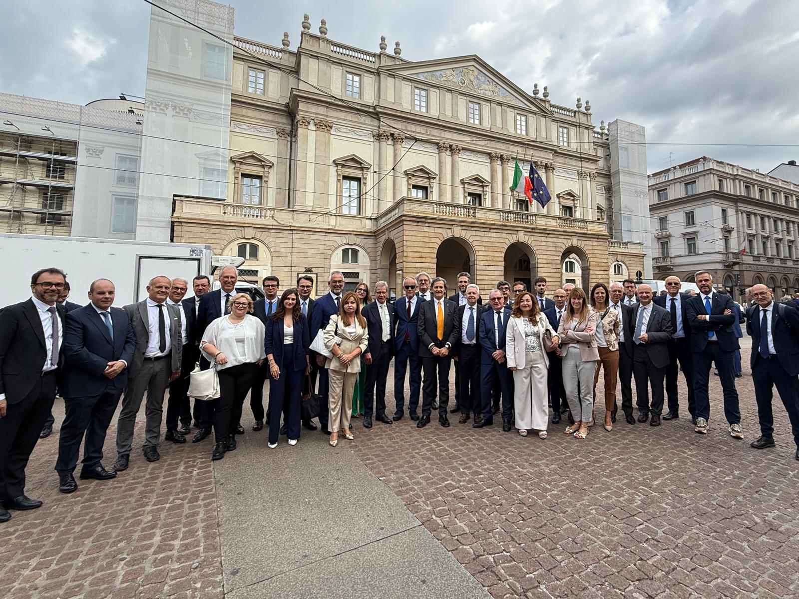 La delegazione trentina