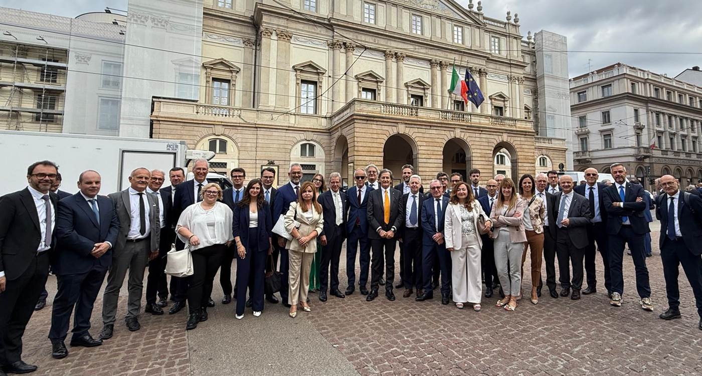 La delegazione trentina