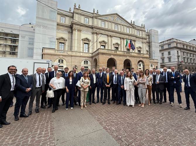 La delegazione trentina