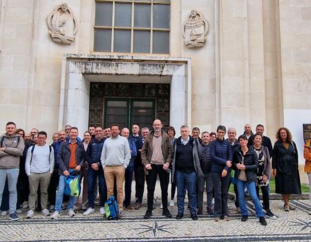 La visita all'Università di Coimbra