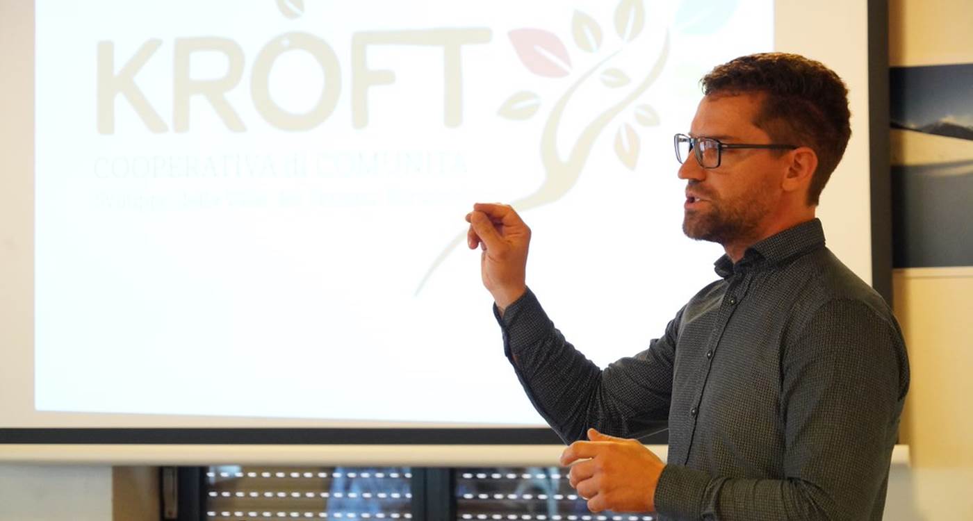 Stefano Moltrer, presidente cooperativa Kroft