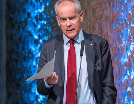 Il presidente della Federazione Trentina della Cooperazione Roberto Simoni all'Assemblea 2022