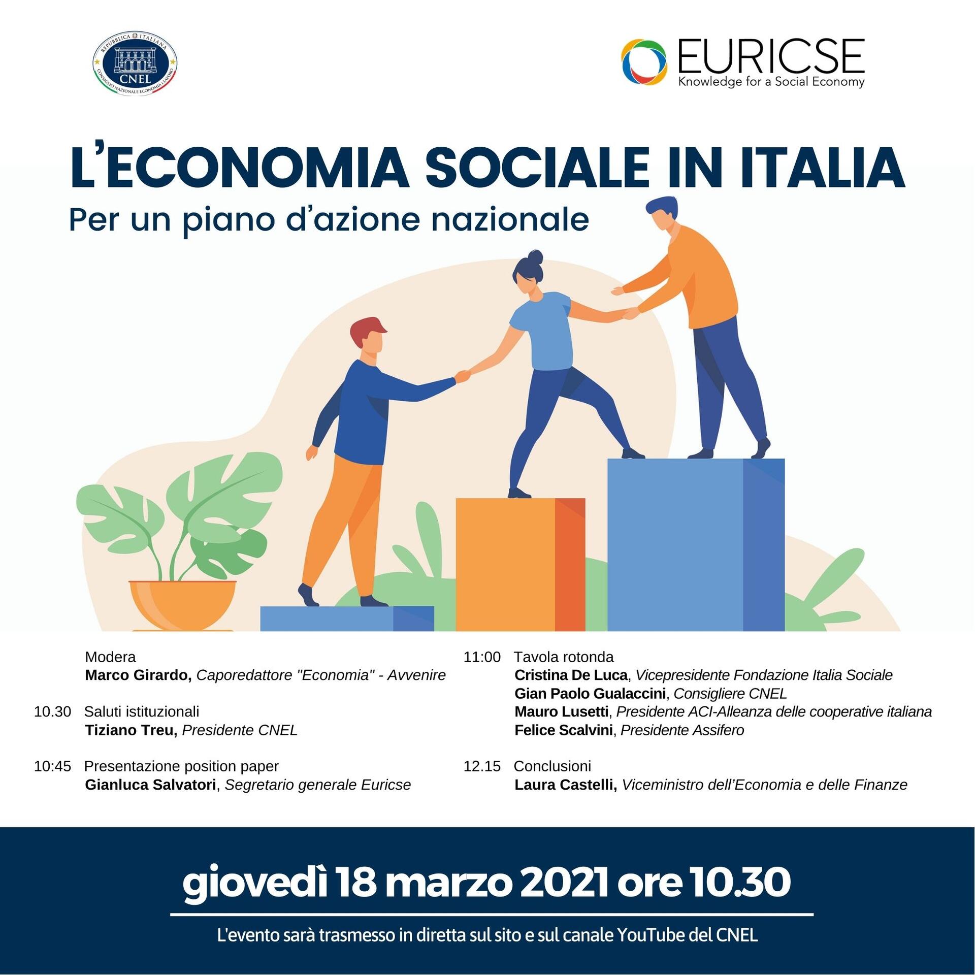 Giovedì 18 marzo webinar con tavola rotonda.