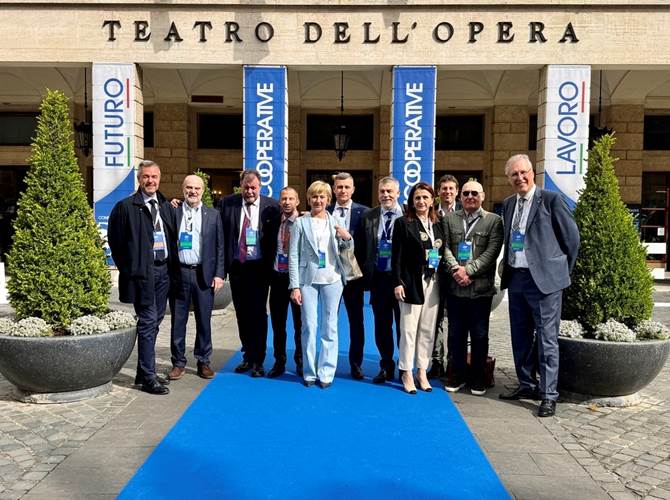 La delegazione trentina