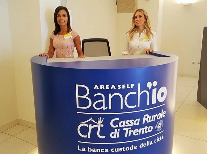 Cassa Rurale di Trento: nuova Area Self Banch’io in via Belenzani E’ la nona filiale dell’istituto di credito cooperativo a proporre a soci e clienti questo servizio innovativo.