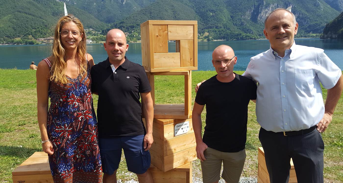 Da sinistra Anna Gnuffi Cesare Rosa Giovanni Rosa Marco Baruzzi