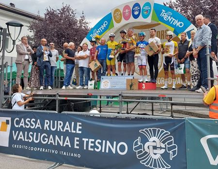 Il podio della 56esima Coppa d'Oro