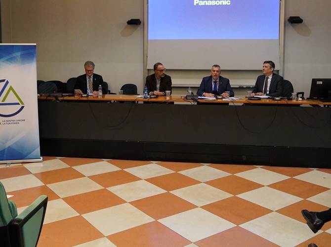 Germano Preghenella durante il suo intervento