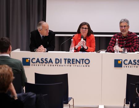 Da sx Roberto Simoni, Jenny Capuano e Alessandro Messina