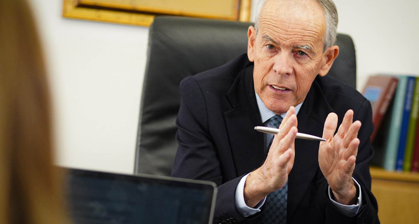 Il presidente della Federazione Trentina della Cooperazione Roberto Simoni