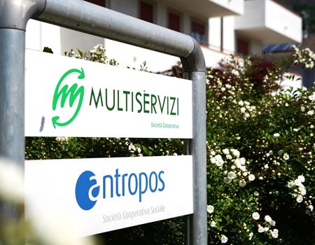 La sede di Multiservizi e Antropos