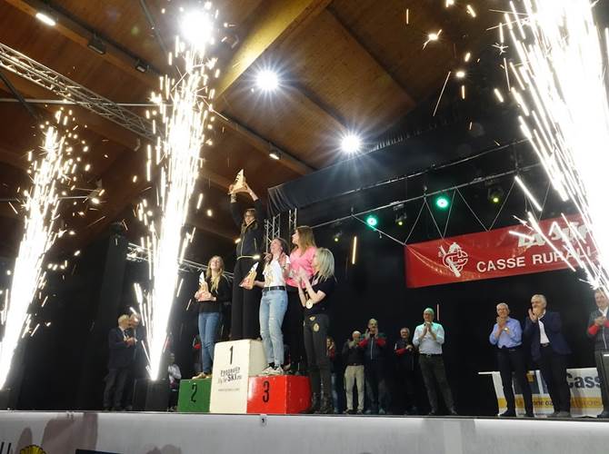 Il podio finale della 40esima Slipegada