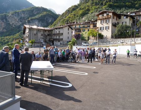 Inaugurazione parcheggi Cologna di Tenno