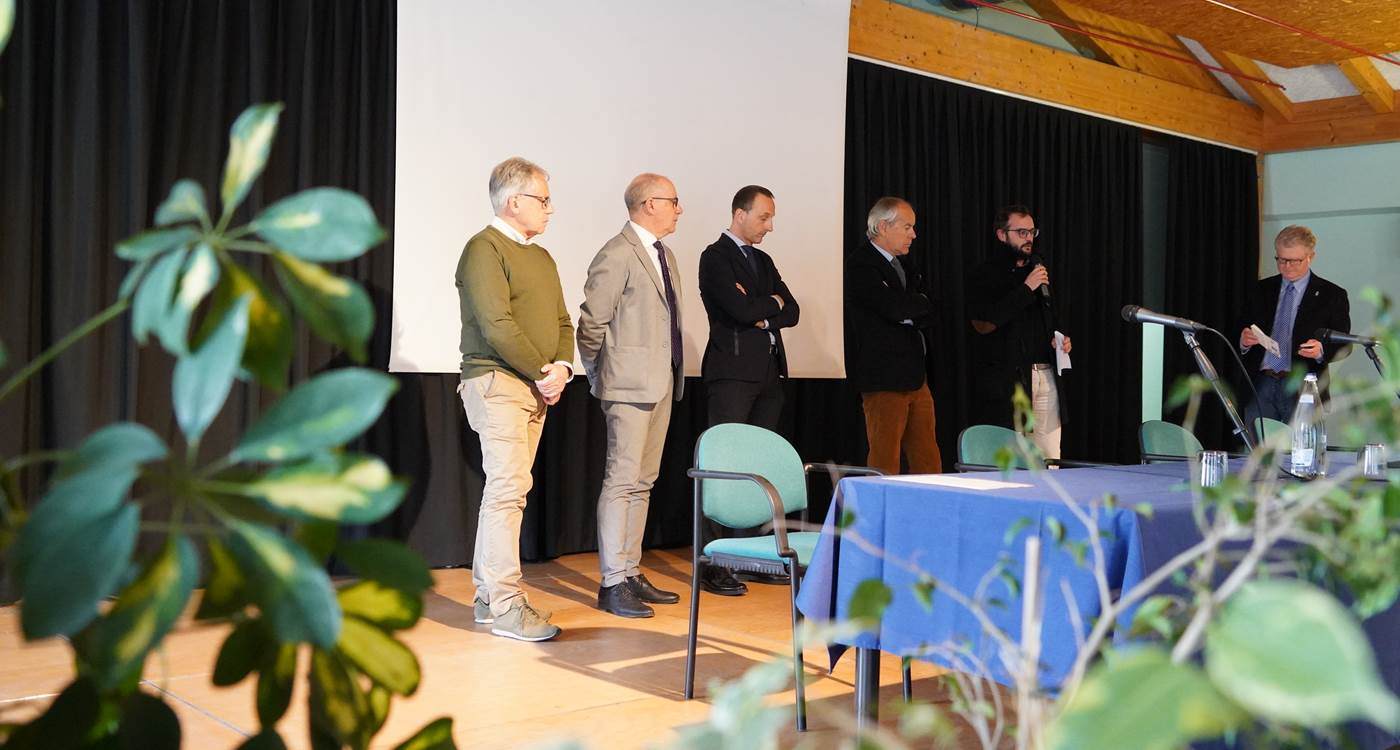 Da sinistra: Adriano Marzari, Maurizio Maffei, Roberto Andreatta, Roberto Simoni e Isacco Corradi