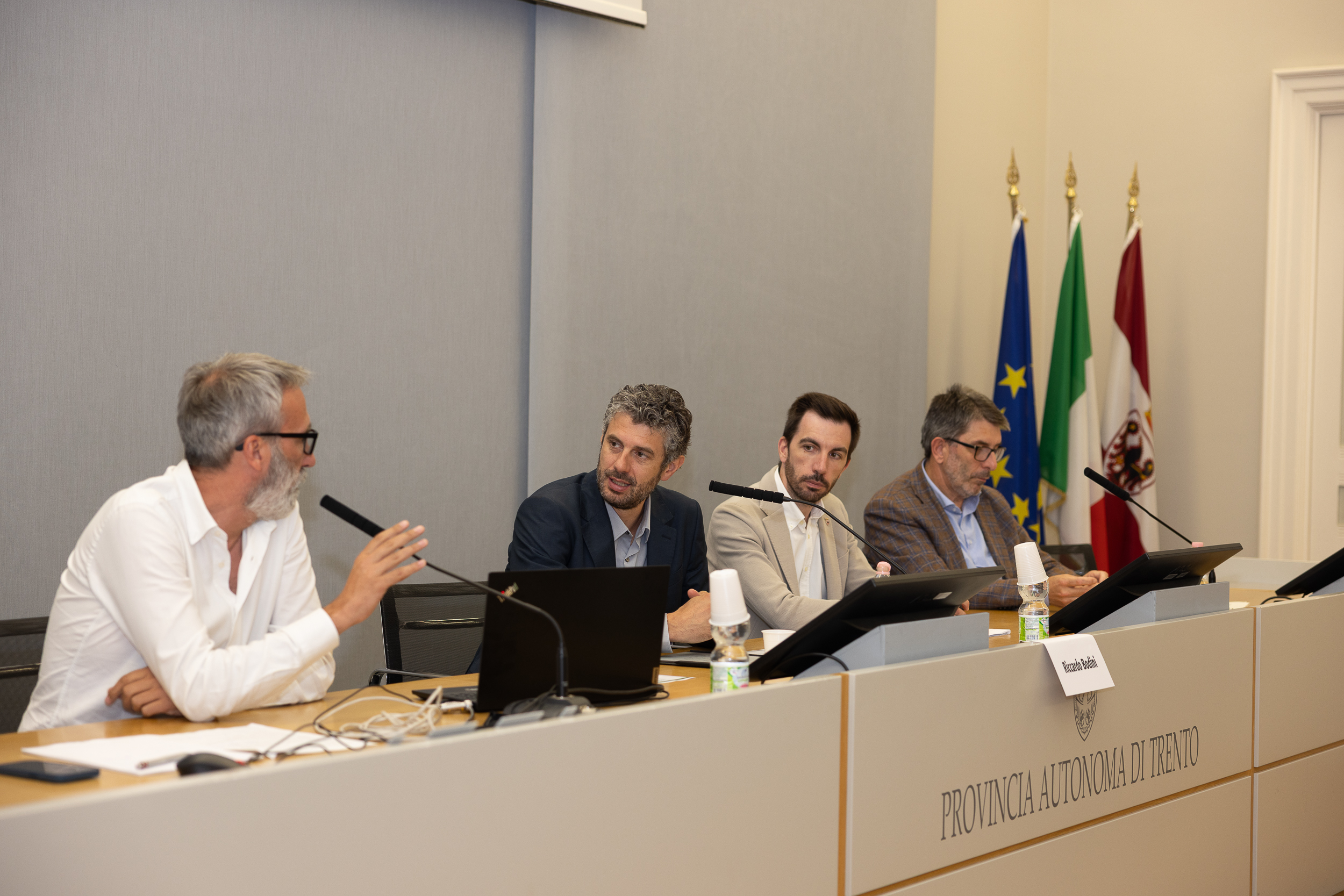 Da sinistra Rinaldi Bodini Marchiori Viola