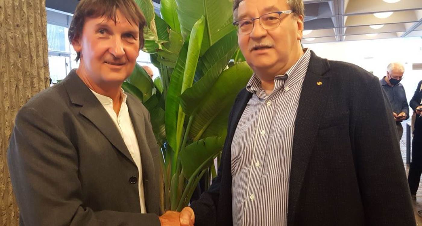 Da sinistra Guido Leonardelli e Renzo Cescato