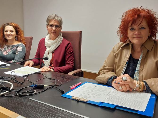 Da destra Martinelli, Desilvestro, Da Ronco