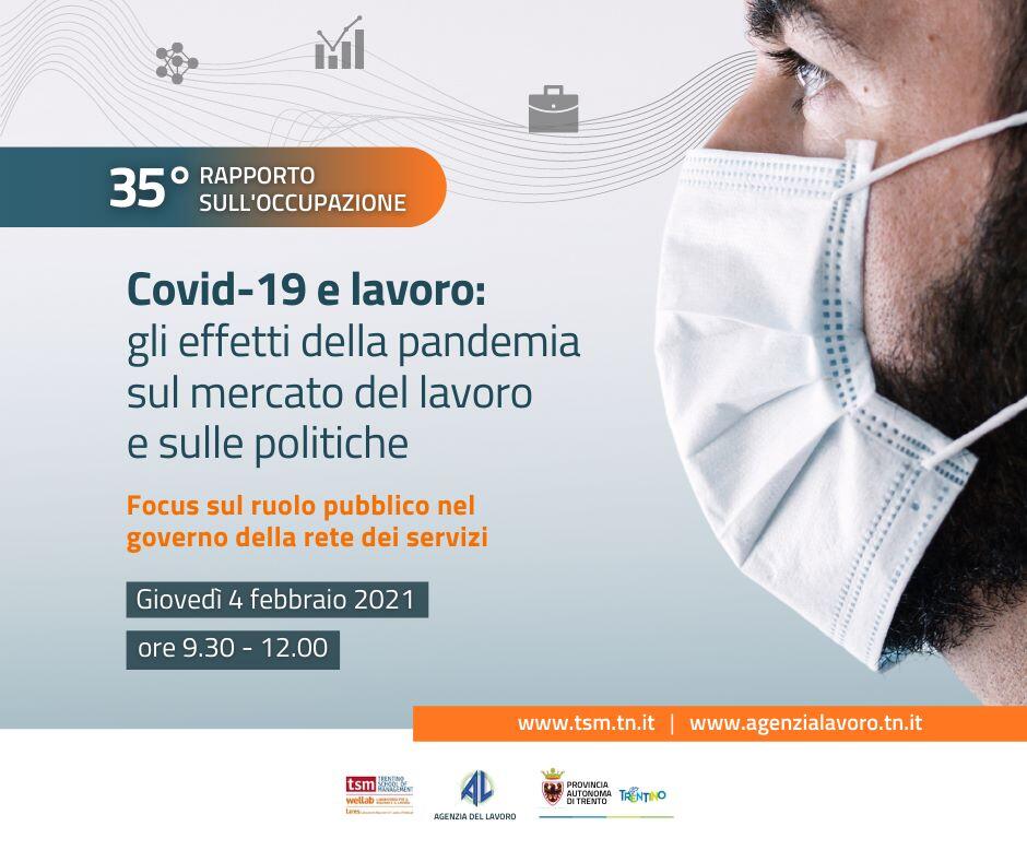 In arrivo la presentazione del 35° Rapporto sull’occupazione in provincia di Trento, prevista per giovedì 4 febbraio dalle ore 9.30 alle 12.00.