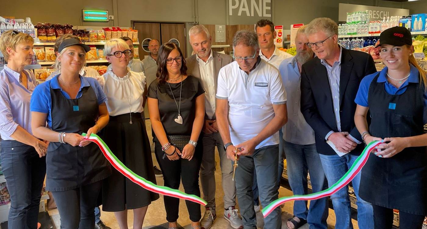 Il taglio del nastro