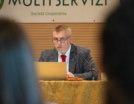 Il presidente Germano Preghenella