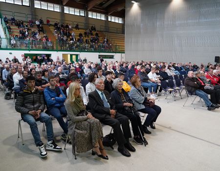 I soci presenti al Palazzetto