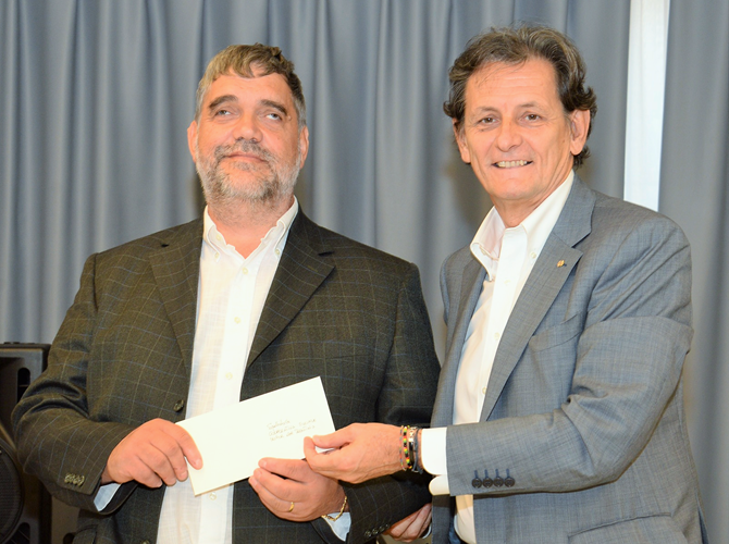 Cassa Rurale di Trento per cooperativa Irifor Il contributo è stato consegnato stamani alla sala conferenze dell'istituto di credito cooperativo.